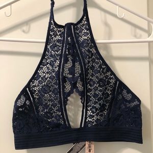 VS XS navy lace bralette